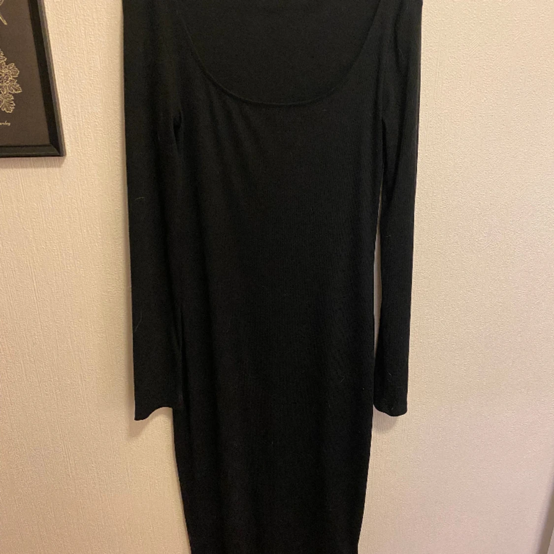 Svart långklänning