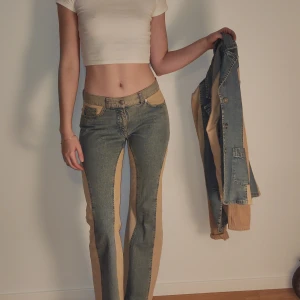 Jeans Kostym  - Tom Tailor kostym i jeans och brun manchester 