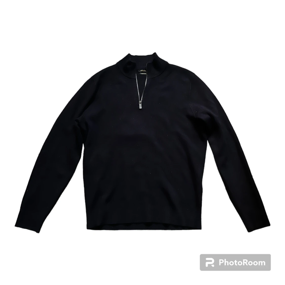 Halvzip Tröja Massimo Dutti Navy