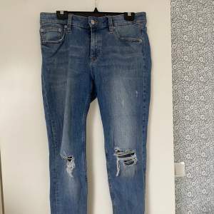 Rippade jeans i fint skick💞 Storlek XL men mer som L