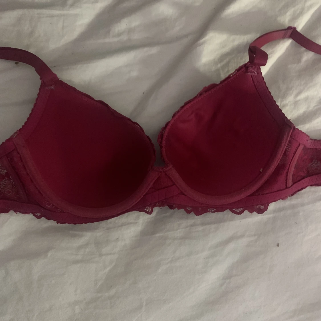 Röd push up bh - 90