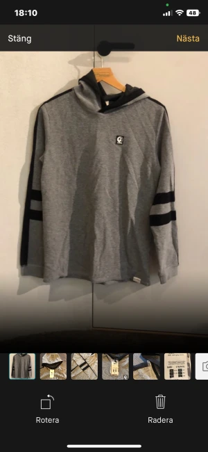 Hoodie från Garcia  - Fin hoodie från Garcia i grå och svart helt oanvända med prislappar kvar. Nypris 399