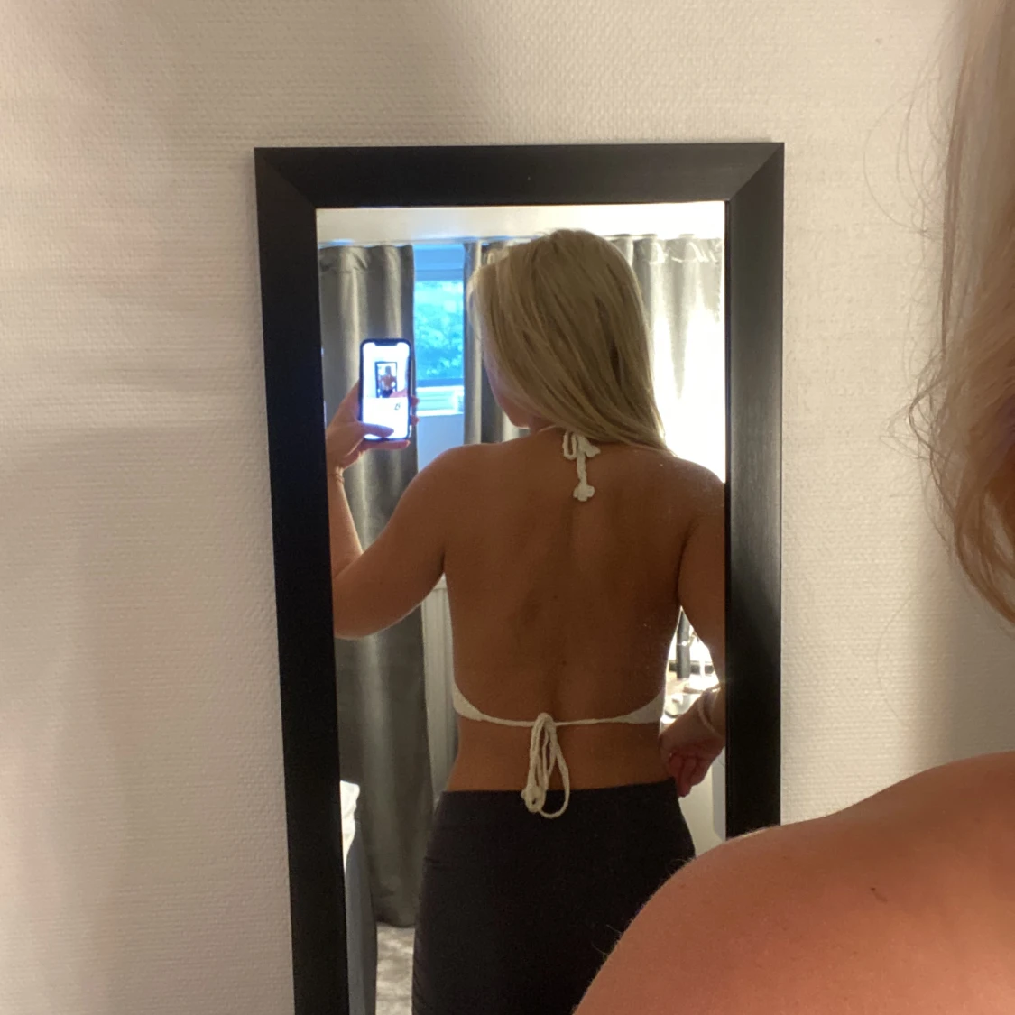 Virkad vit topp  - 90