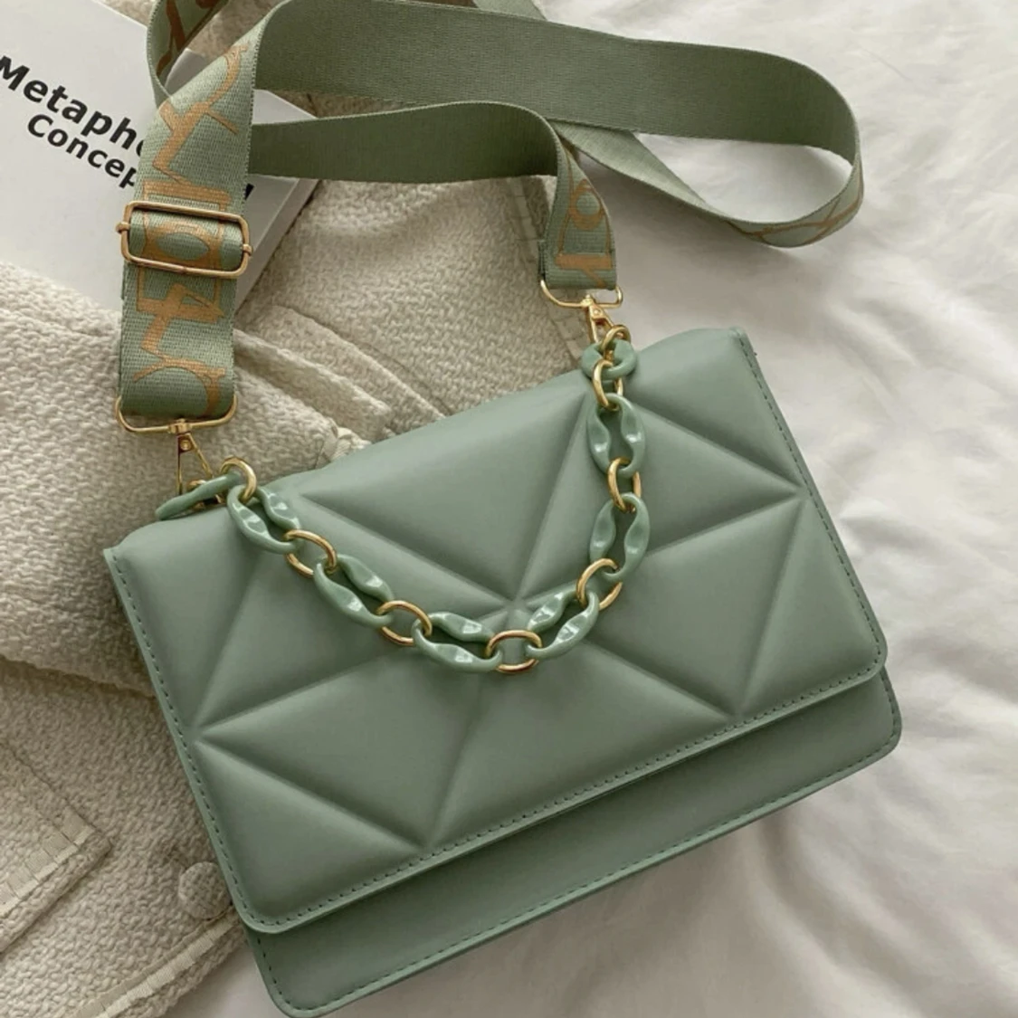 MintGrön väska - 90