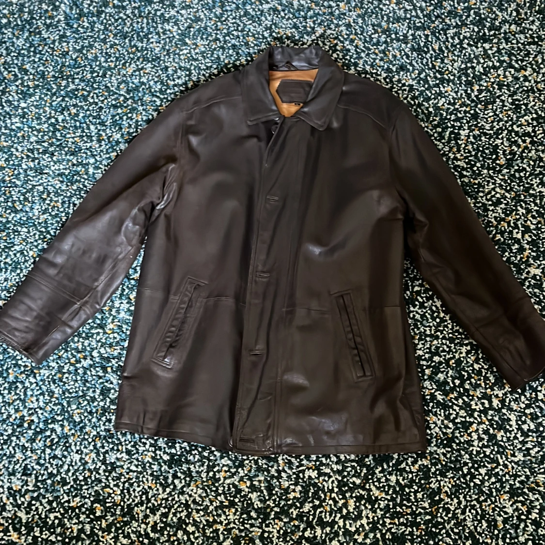 Genuine läder jacka