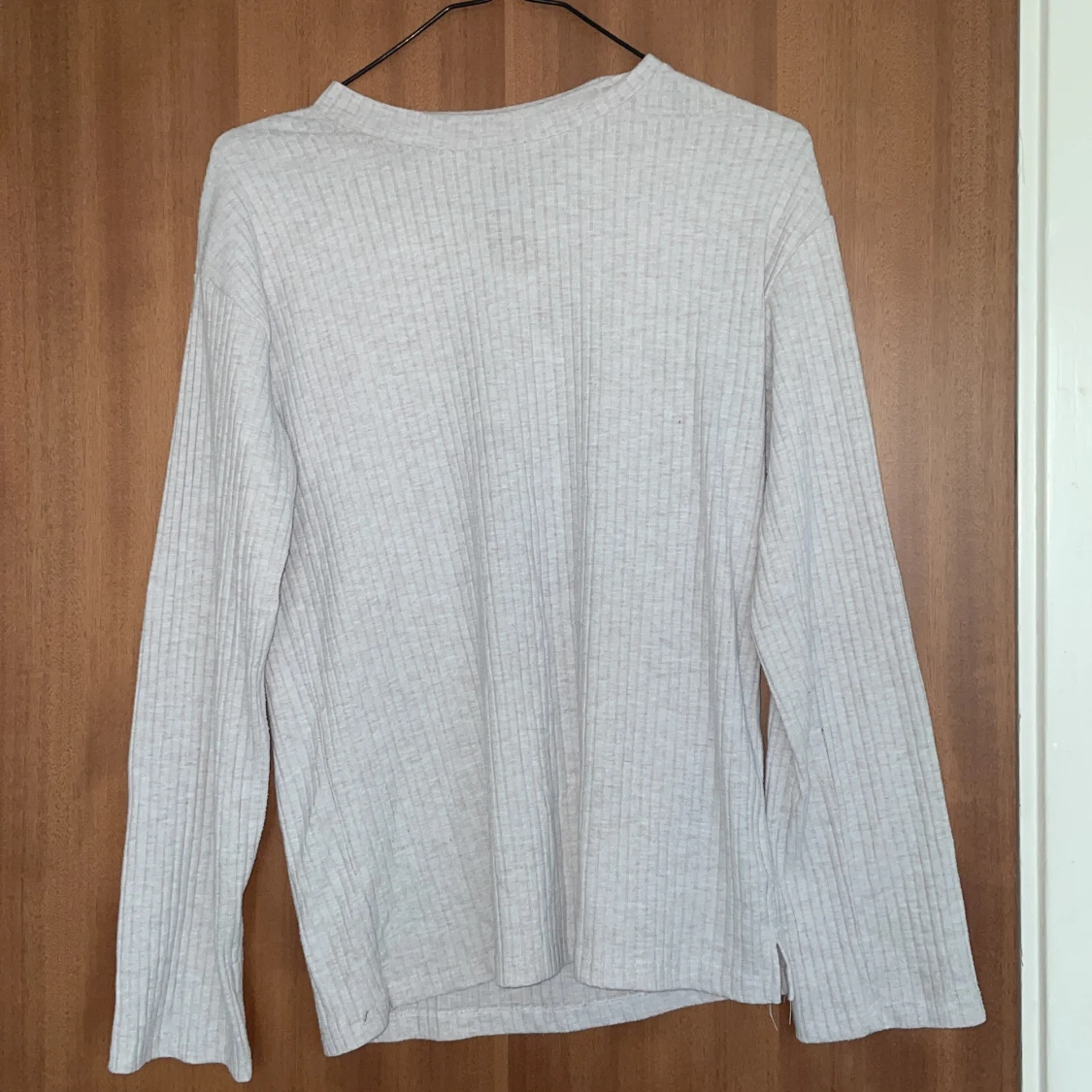 Vita bekväm lång ärmad tröja - 90