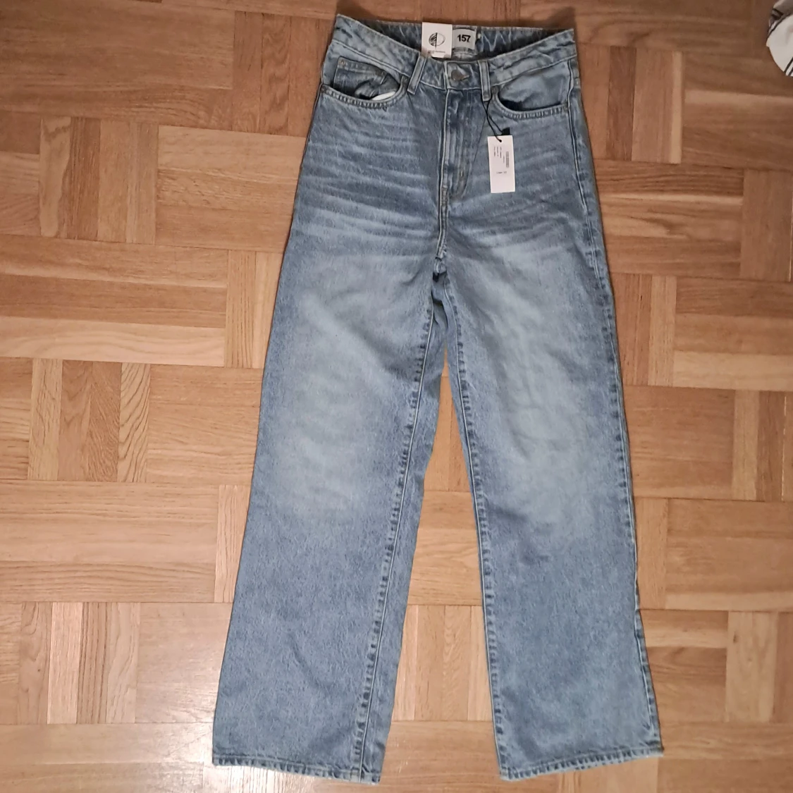 Ljusblåa jeans