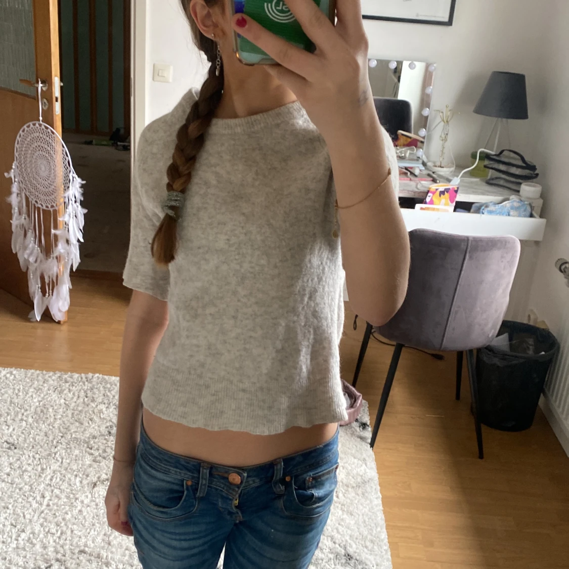 Stickad t-shirt!! - 90