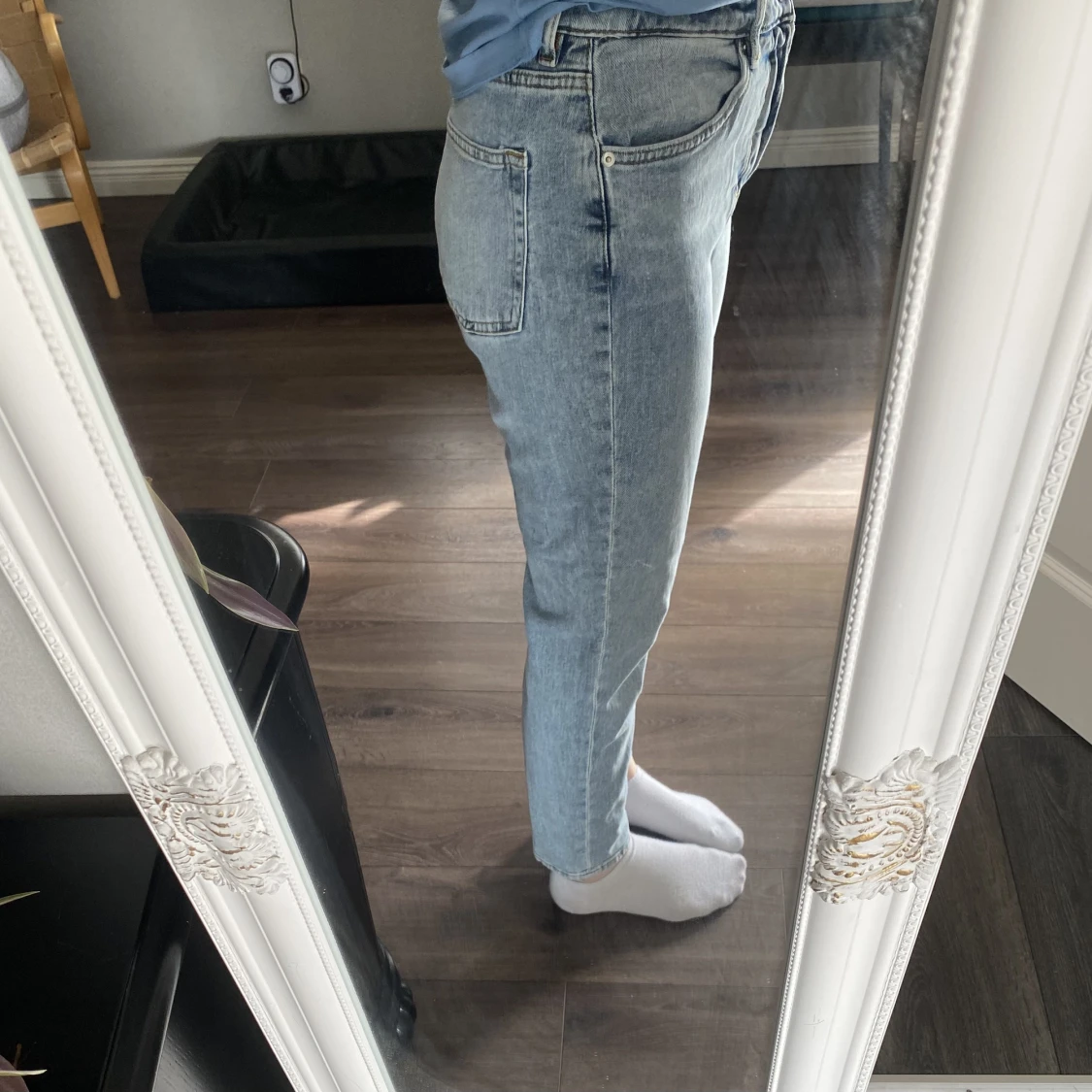 Blåa mom jeans  - 90