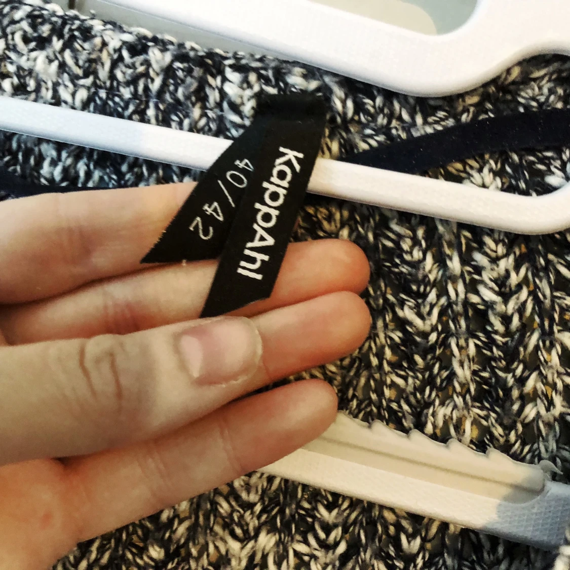 Kappahl / Kofta / Blå melerad / •Strl 40/42• - 91