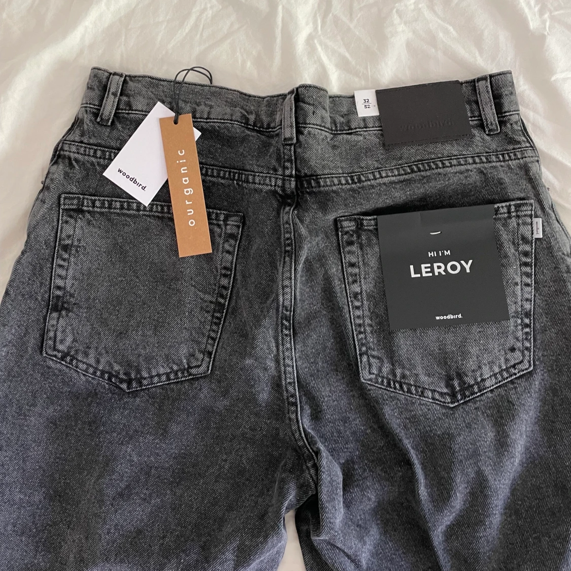 Gråa Jeans - 90