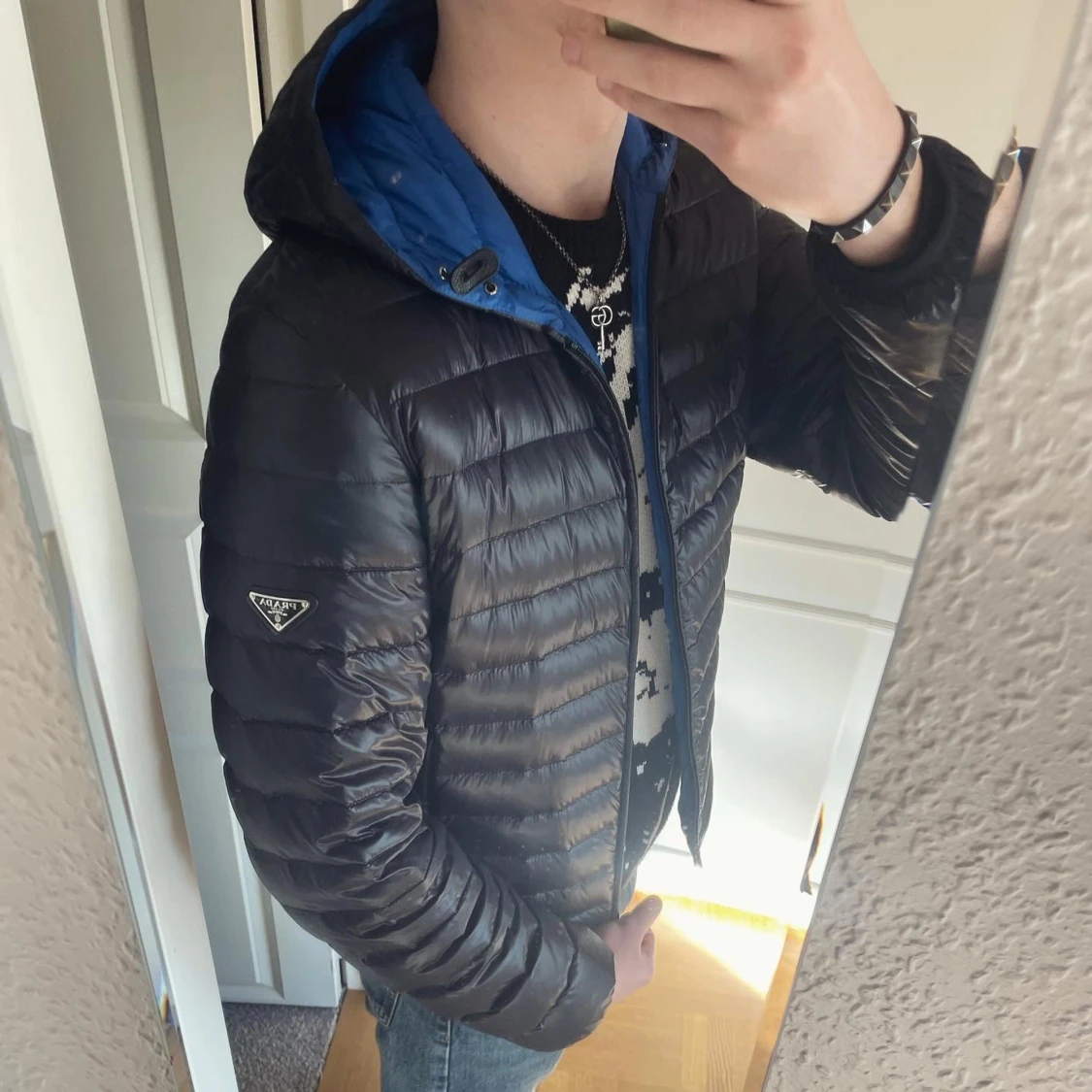 Prada Light Down Jacket(Triangel Logo) - 2