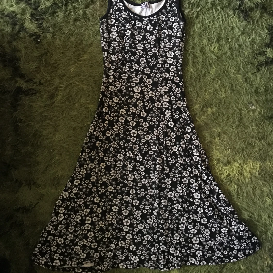 Blommig långklänning 