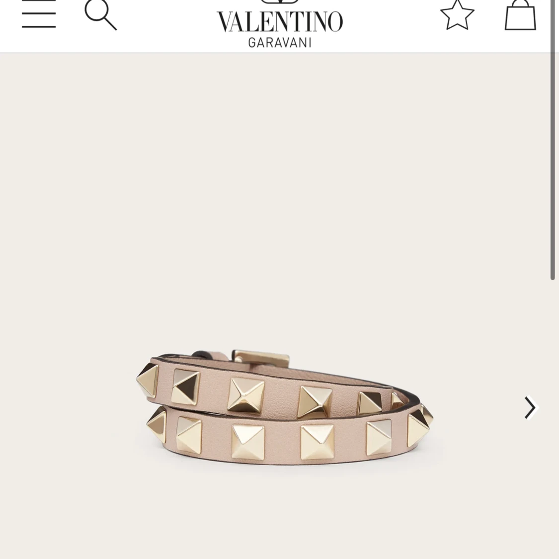 Valentino armband dubbel