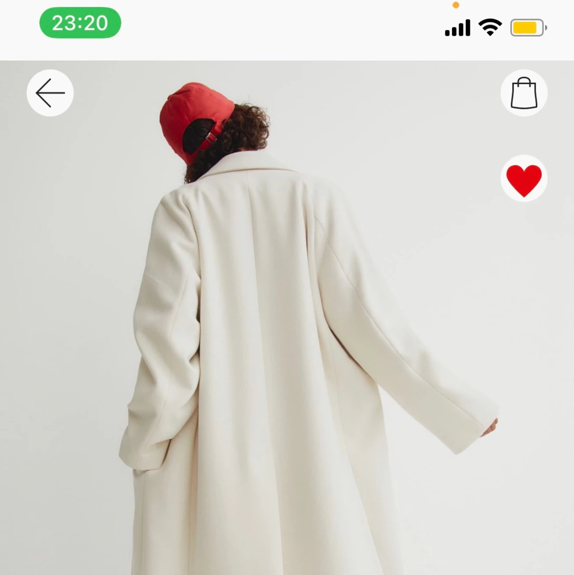 Snyggt oversized kappa - 91