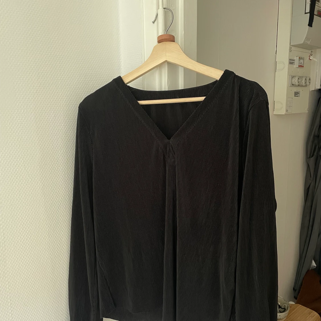 Plisserad vringad top