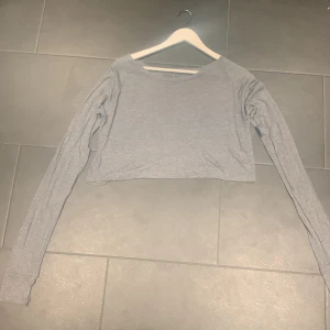 Kort grå tröja - Kort grå tröja som funkar bra att träna i, funkar även att ha till vardags 