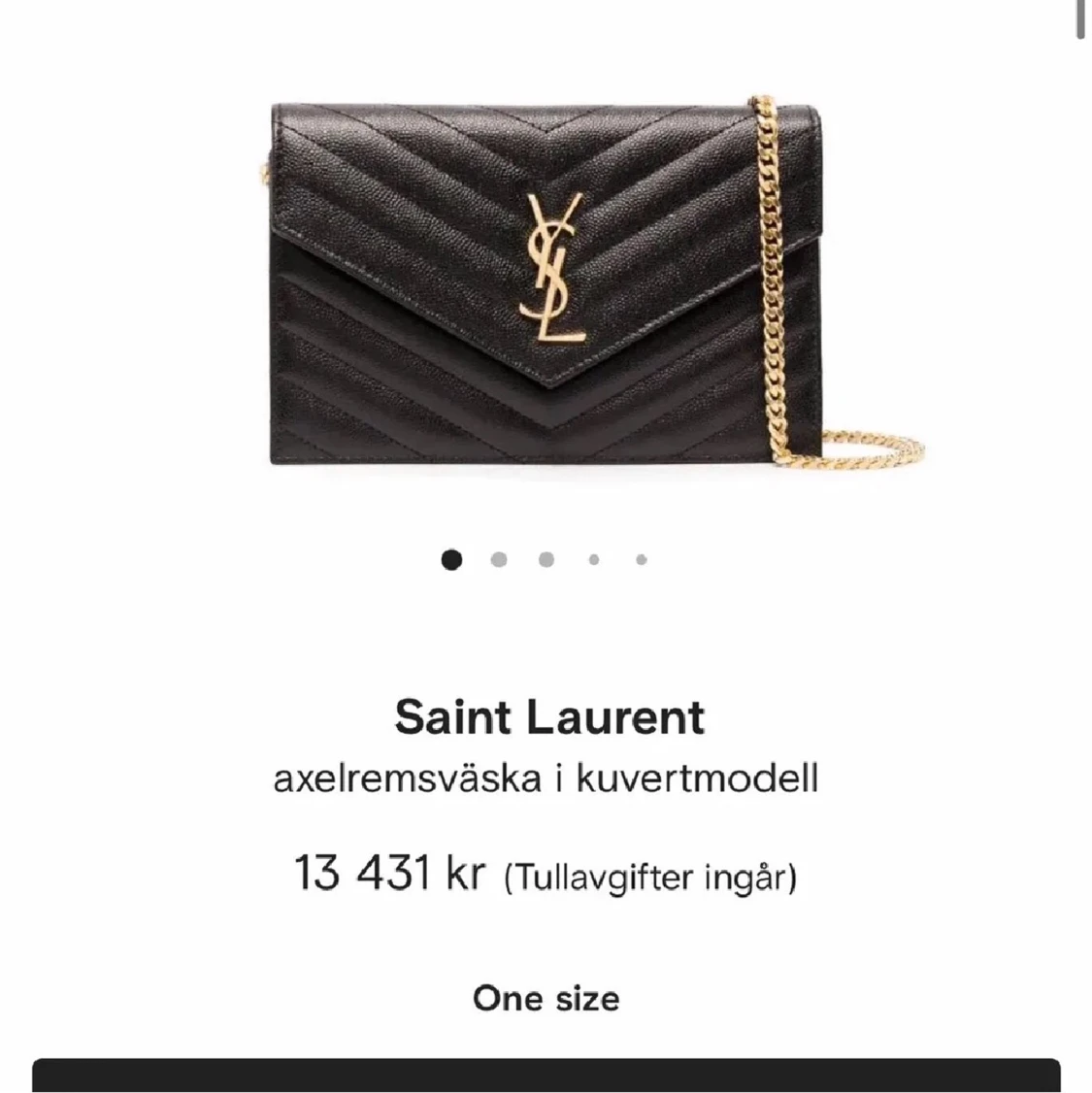 Helt ny Saint Laurent väska  - 91