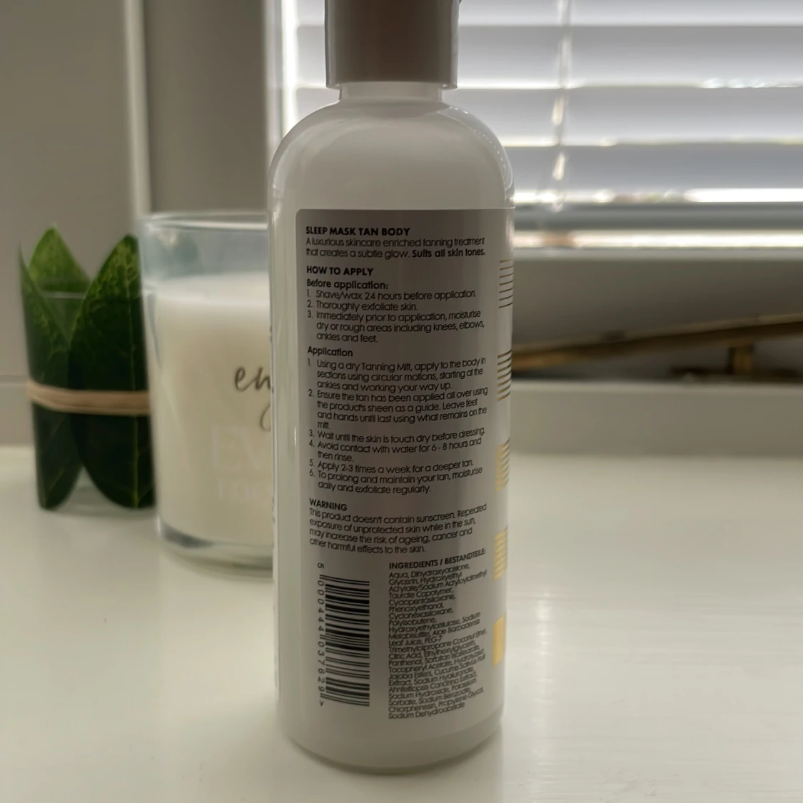 James Read Sleep mask tan body - 90