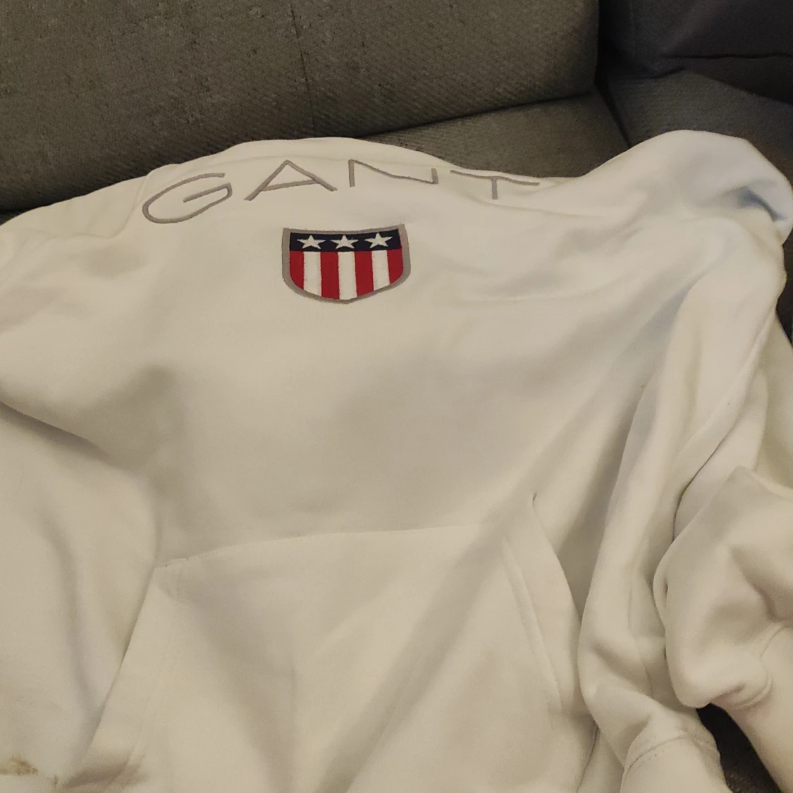 Gant vit hoodie - 90