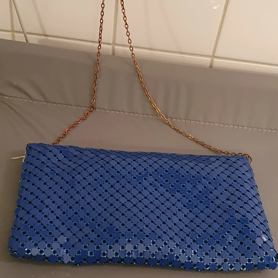 Super fin blå väska  - 90