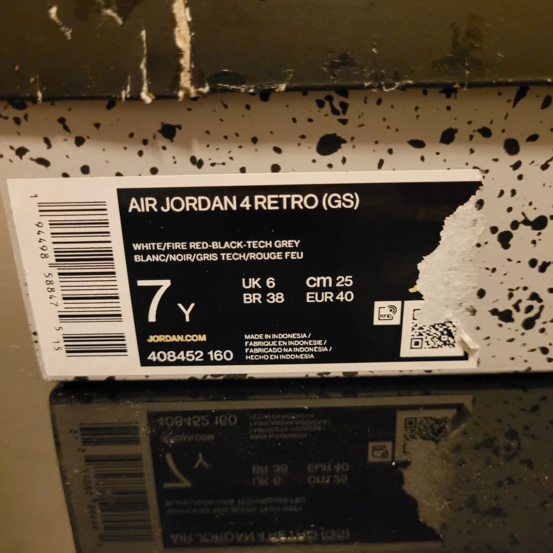 Jordan 4 Fire Red - 91