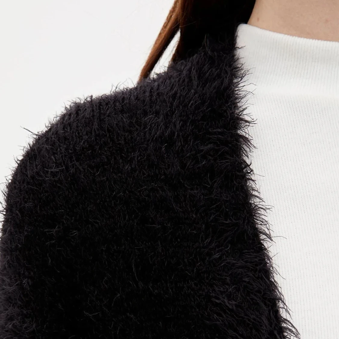 Fluffig kardigan Från KappAhl - 90