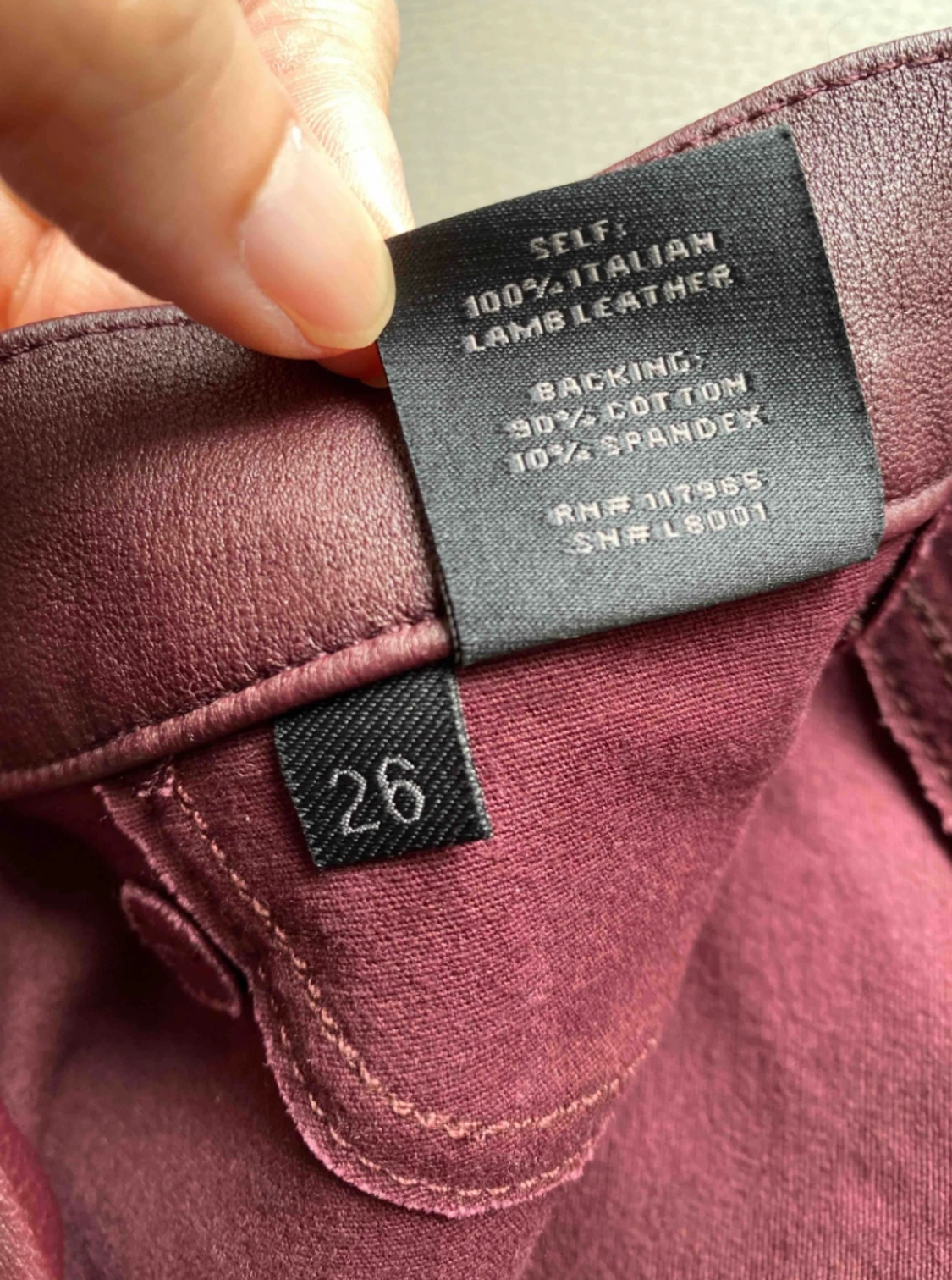 J Brand Skinnbyxor -  L8001 mid-rise leather leggings, NYA - 90