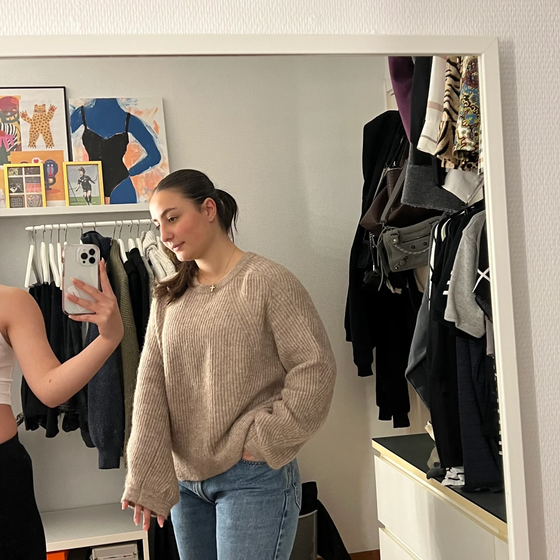 Stickad tröja  - 91