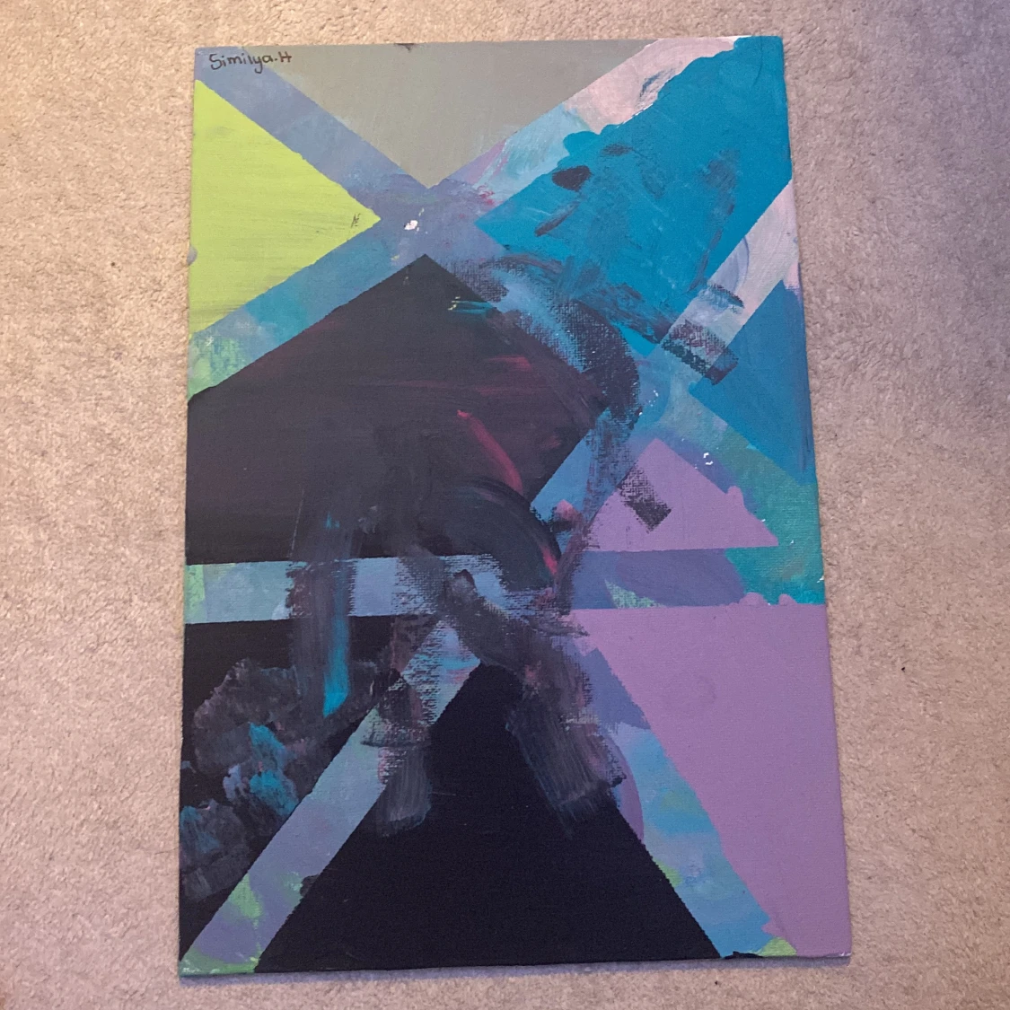 2 för 500kr handmålade tavlor  - 90