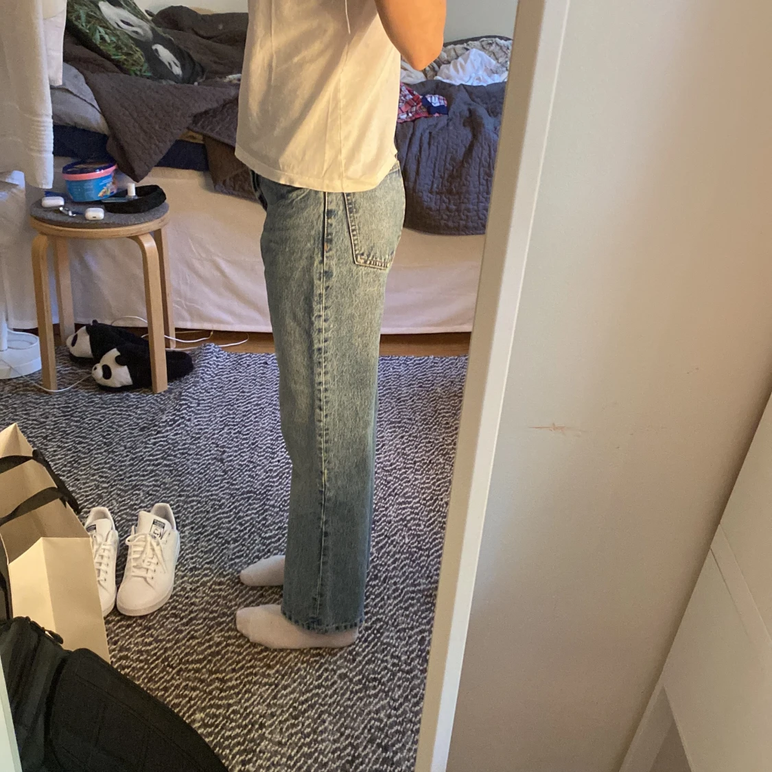straight jeans från zara  - 90