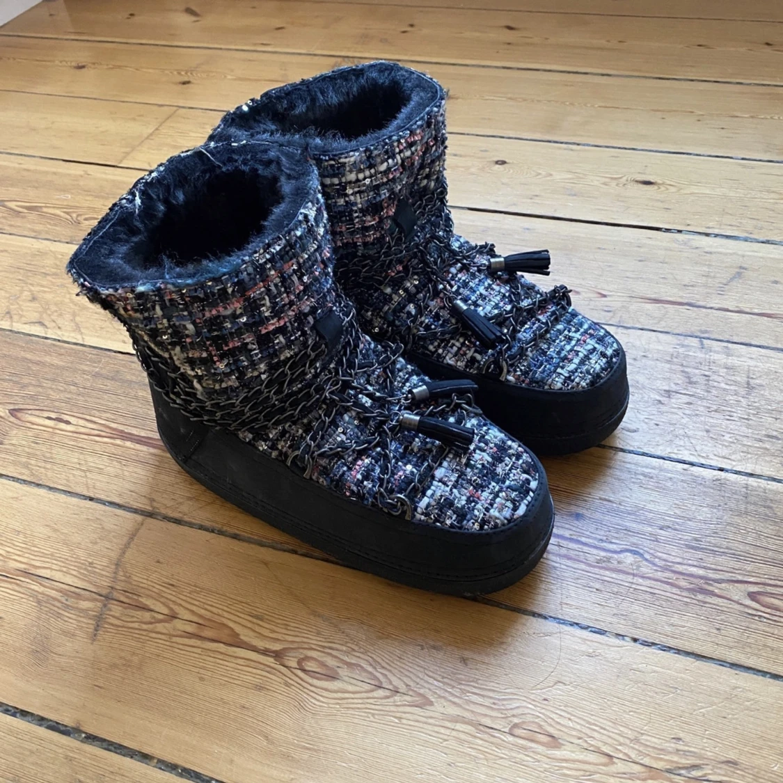 Inuikii Tweed ankle boots - 90
