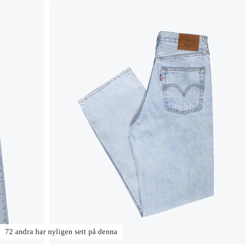 Levi’s jeans i strl: W 26 L 27 🌸nyskick endast använda två gånger, säljer pga att dom inte kommer till användning längre 🌸 nypris 1349kr, köparen står för frakt💕. Jeans & Byxor.