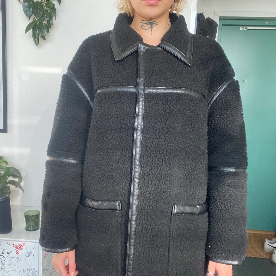 Lång mysig kappa - 91