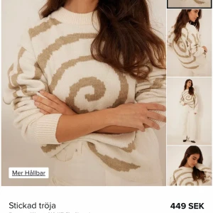 Stickad tröja  - Jätte fin stickad tröja använd typ 3 ggr