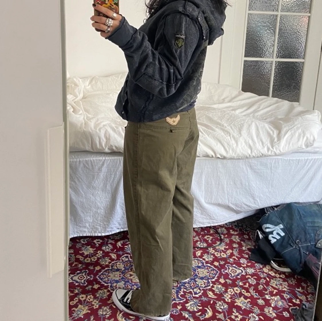 Cargopants lågmidjade - 90