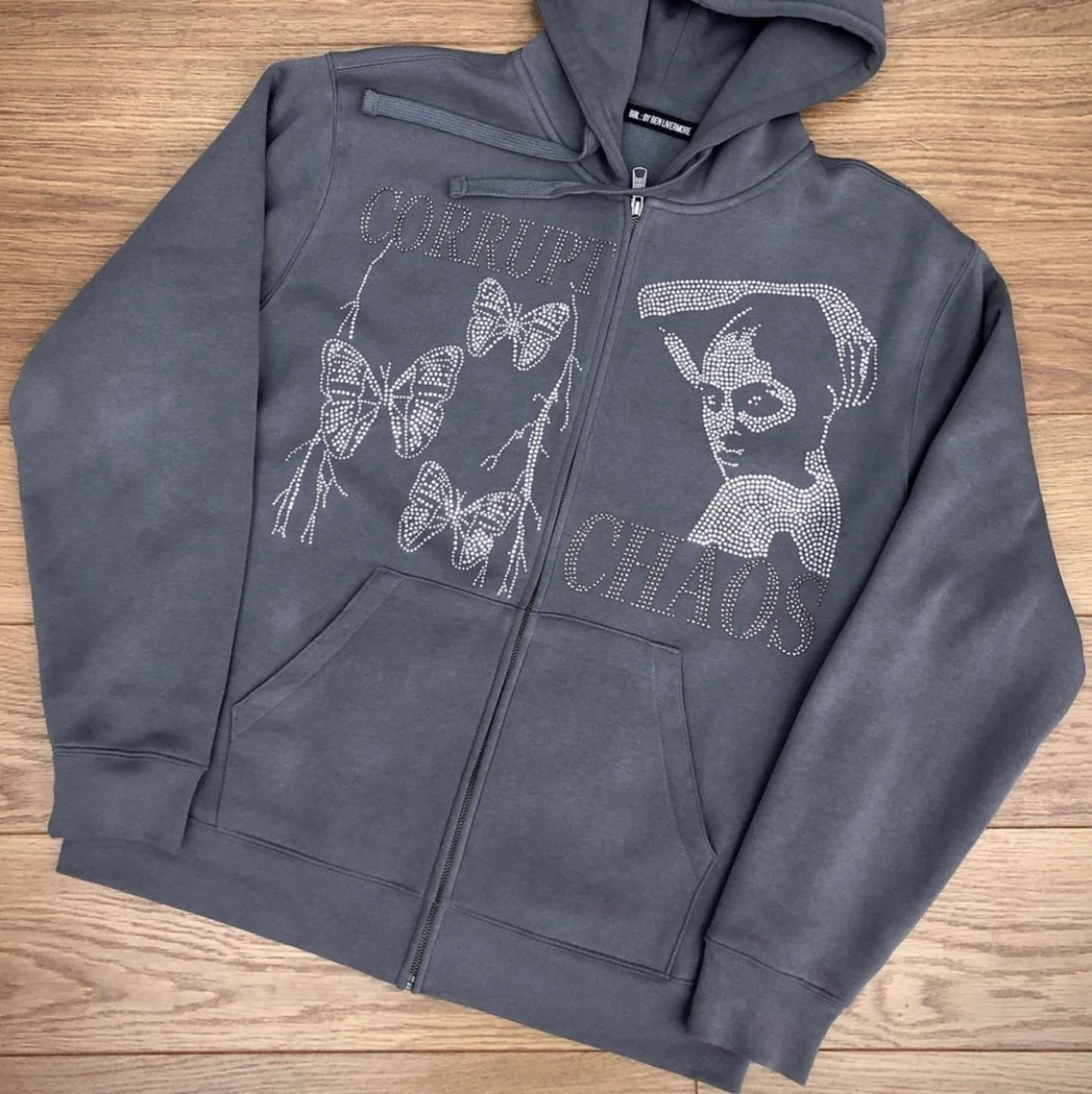 Rhinstone hoodie  - 90