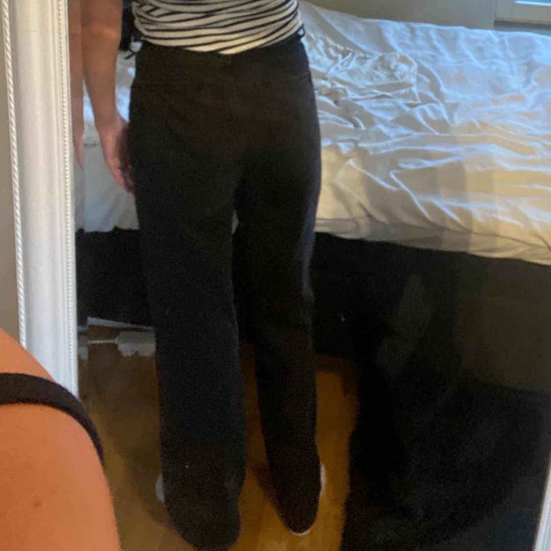 Gråa raka jeans  - 90