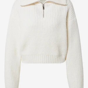 Stickad tröja från Gina Tricot - Vit stickad tröja från Gina Tricot Stl S