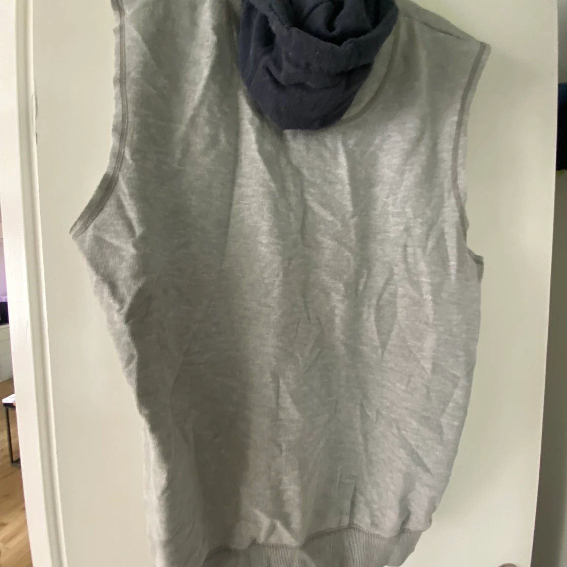 Träningshoodie utan ärmar - 90