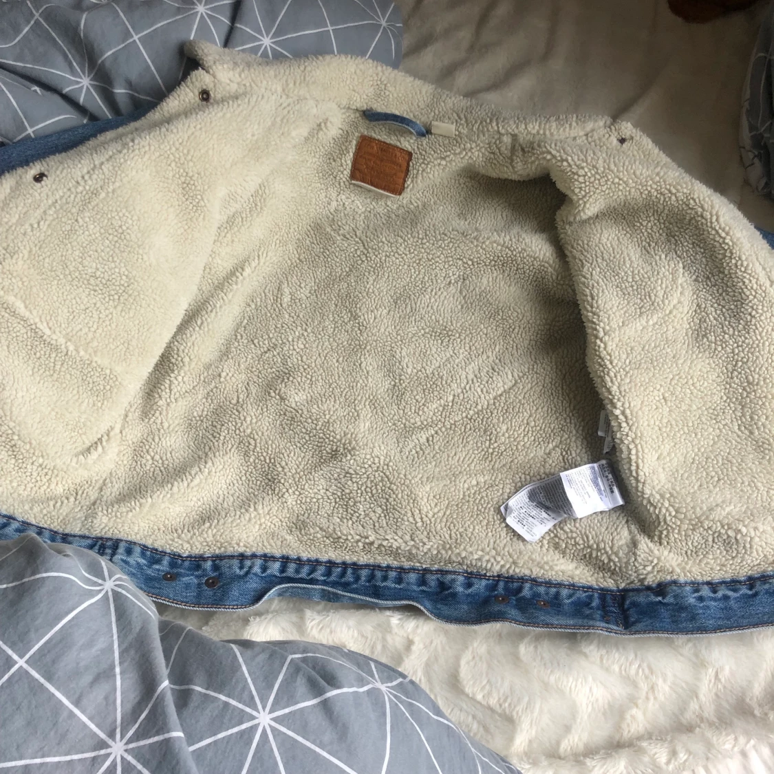 Levi's faux fur demin jacket - 90