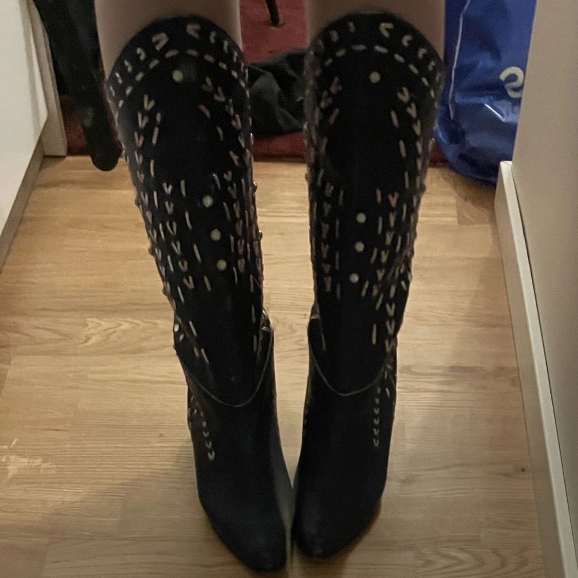 cowboy boots💙💗🤍 - 91