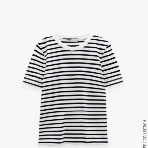 Randig t-shirt - Säljer en randig basic t-shirt från zara som inte har kommit till användning så mycket. (Stockholmstil)