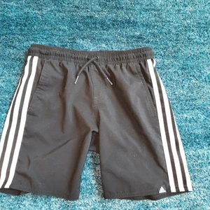 Adidas badbyxor  - Svarta Adidas badbyxor. Inget direkt tecken på slitage. Kan skicka spårbart för lite mer.