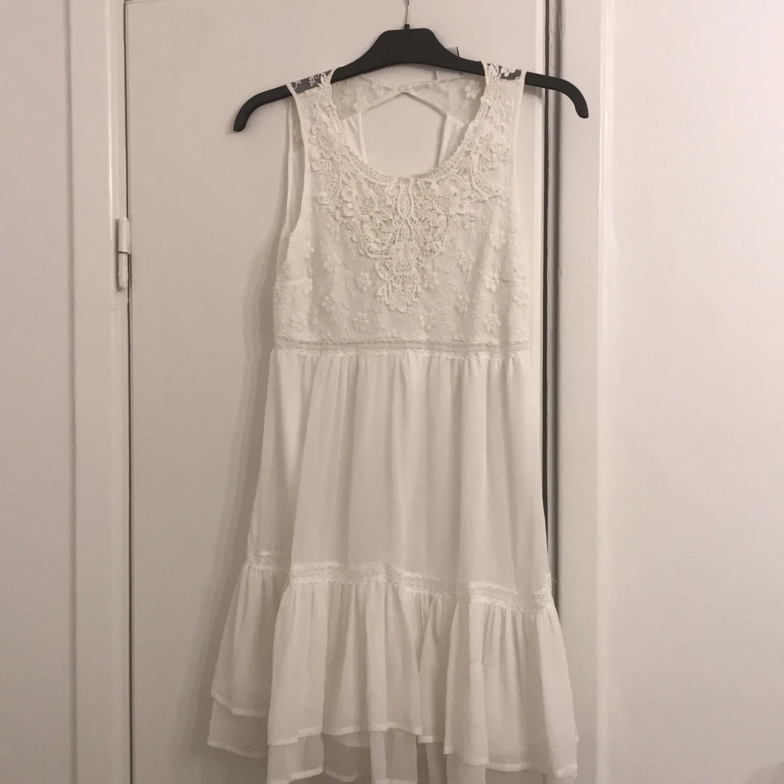 Vit klänning S