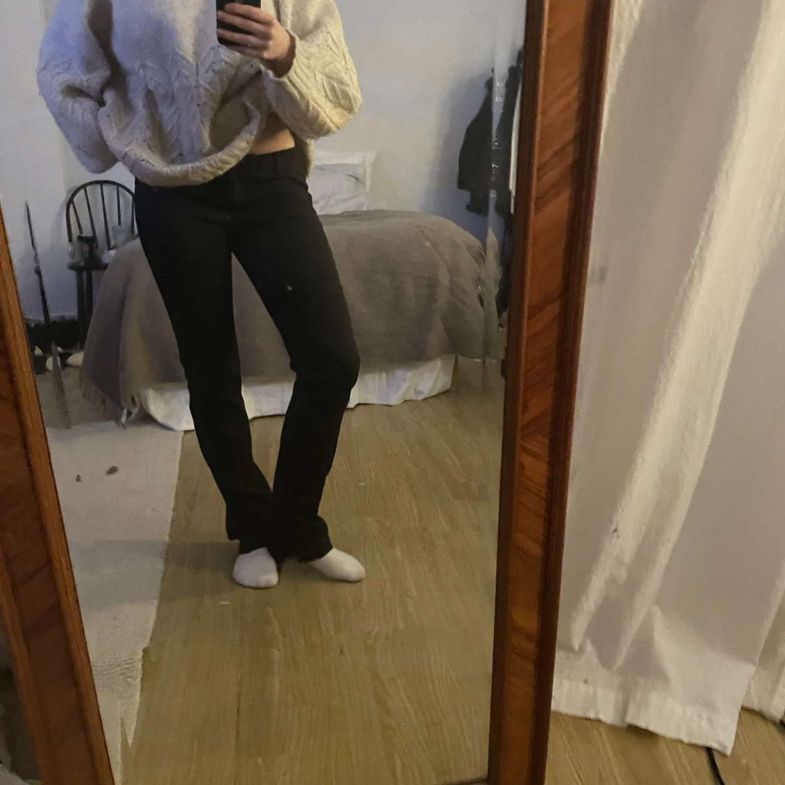 Lågmidjade kostymbyxor