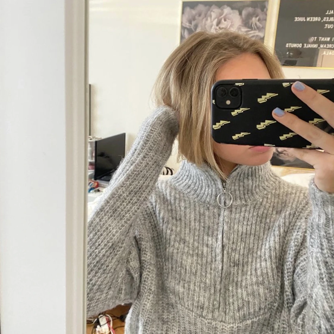 Stickad tröja  - 90