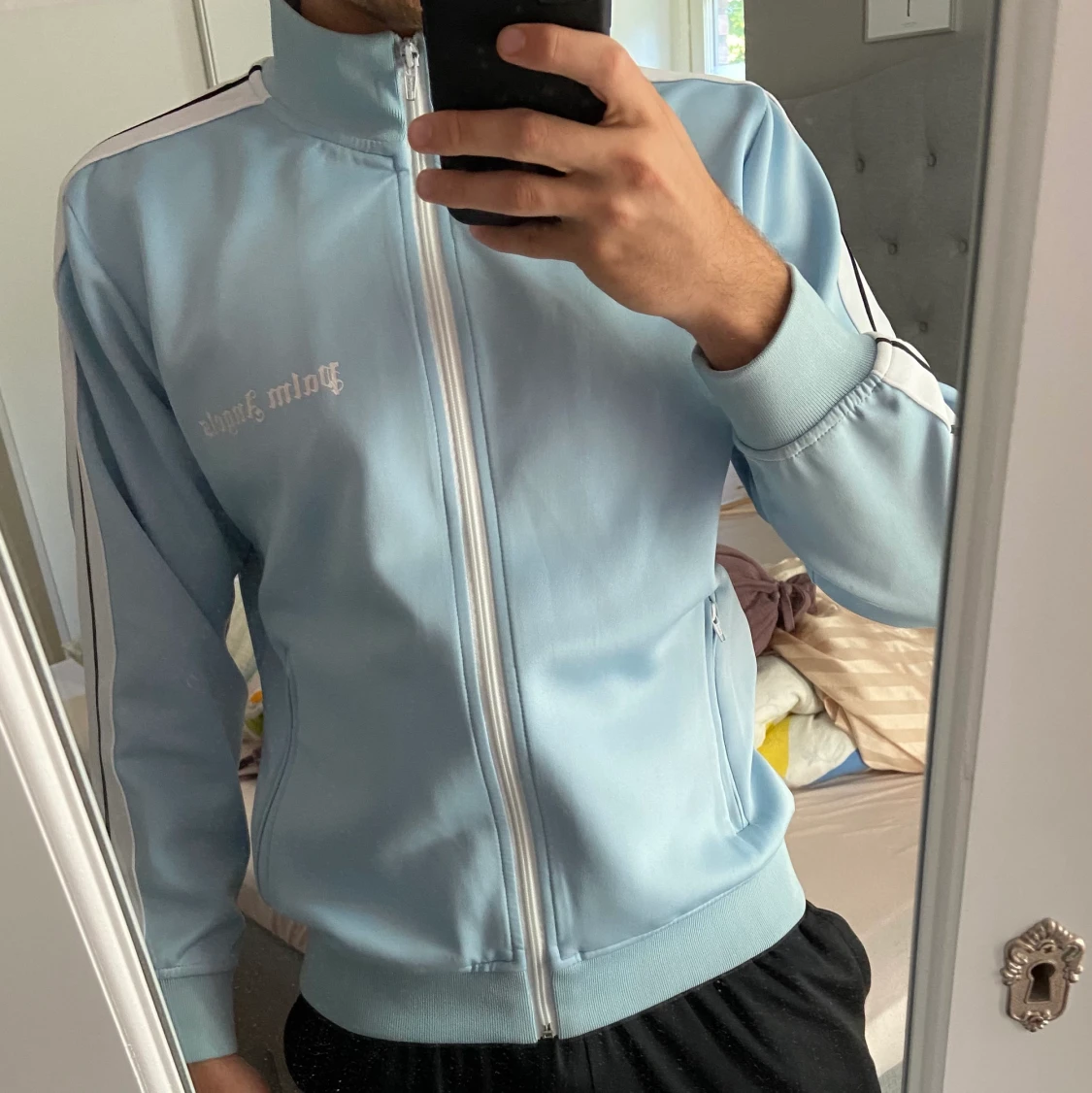 Ljusblå palm angels överdel