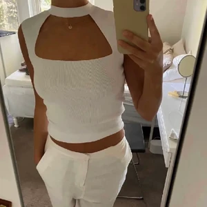 Zara topp - Säljer denna jätte fina zara topp som är helt slutsåld endast använd 3 gånger i sommras helt slutsåld och jätte fin ❤️ kontakta mig för fler bilder 