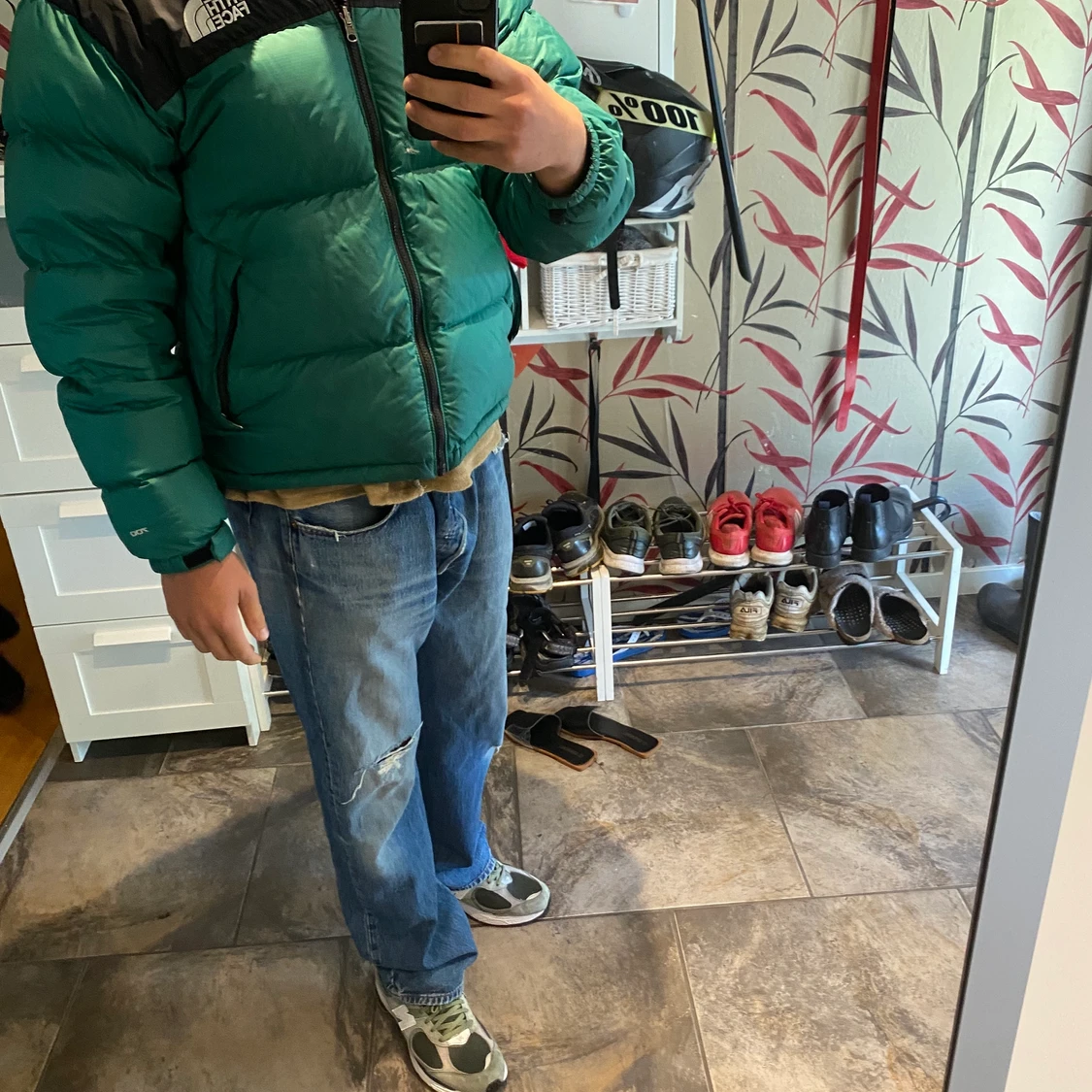 The north face pine green jacka - 90